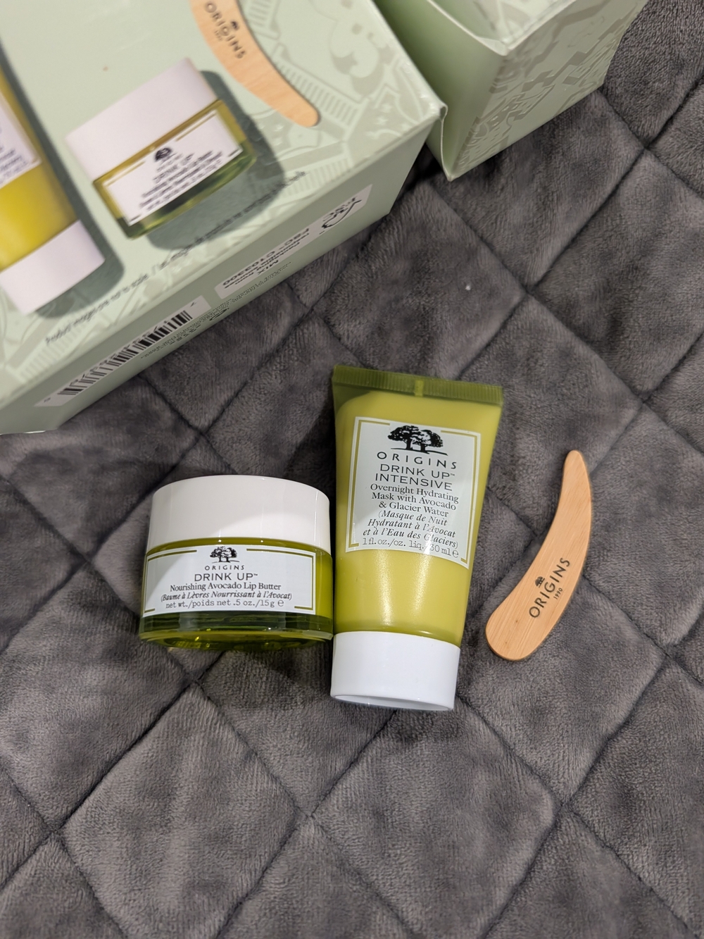 Origins Drink Up Intensive Overnight Hydrating Mask & Lip Butter - Green